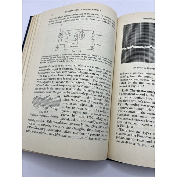 Elementary Medical Physics Textbook, Macmillan, NY, 1947, Rice University - Picture 11 of 14